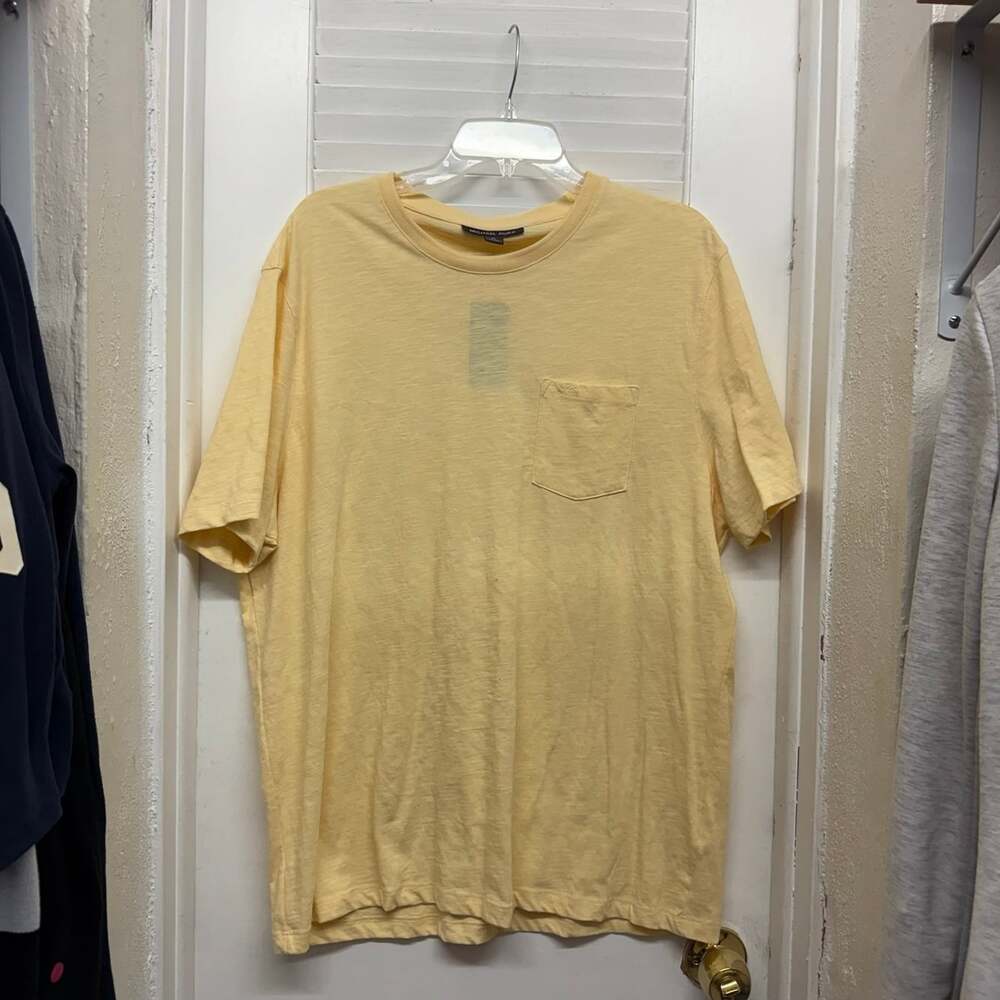 Men's Michael Kors Yellow Pocket T-Shirt